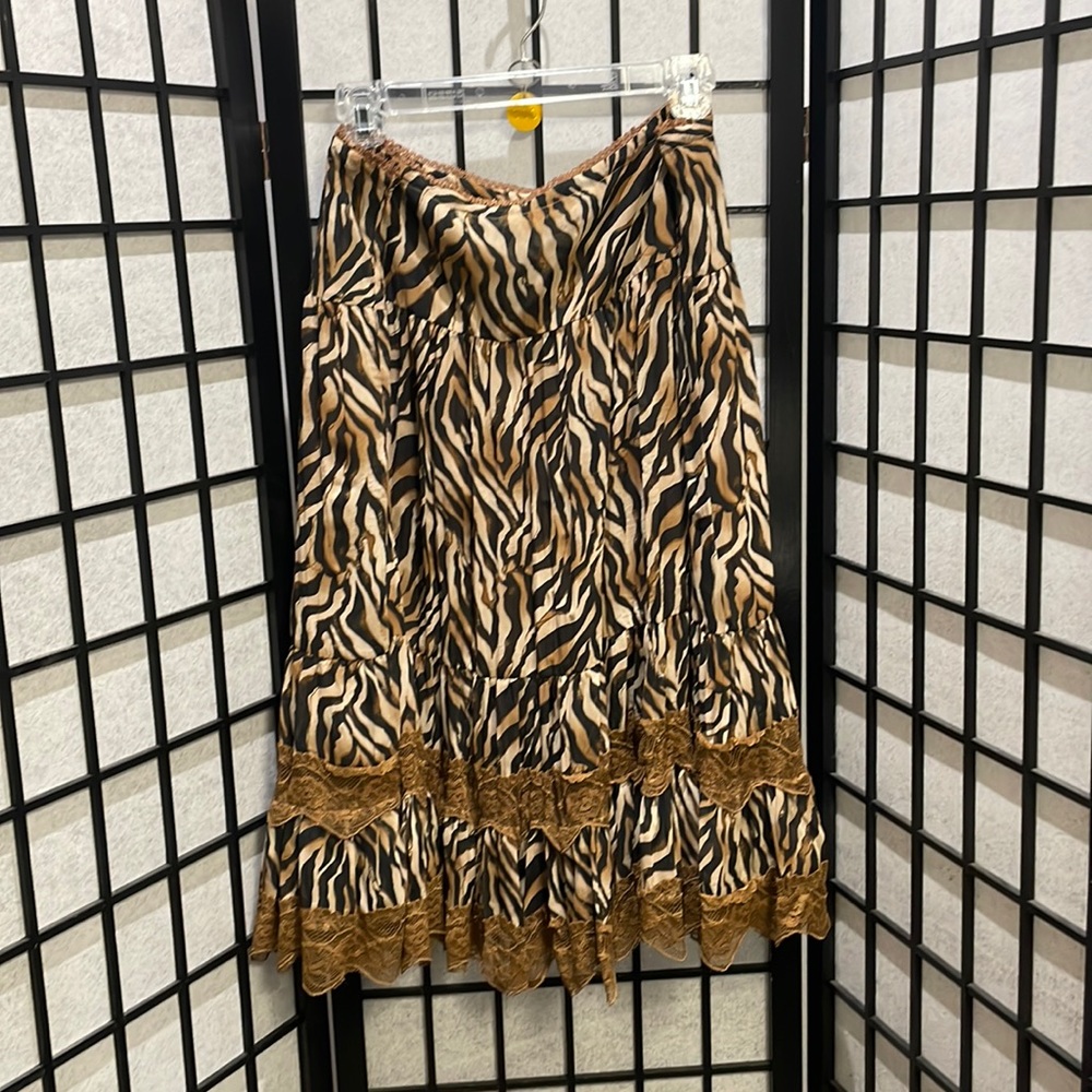 Nygard Collection, Petites, Sheer With Lining, Animal Print